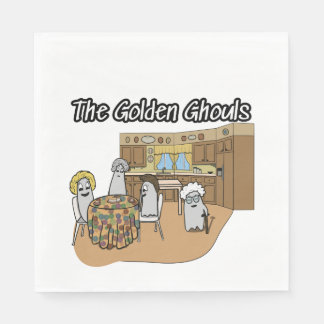 Party Napkins with Golden Girls as Ghosts Servet