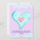 PARTY OF LOVE AND FRIENDSHIP  KAART (Achterkant)