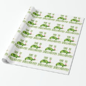 Party On Time to Shellabrate Cadeaupapier (Uitgerold)