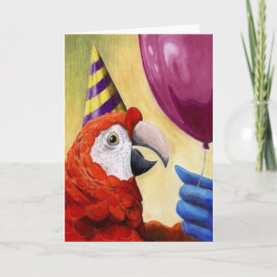 Party Parrot Verjaardag Kaart