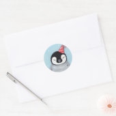 Party Penguin Chick Stickers / Envelope Seals (Envelop)