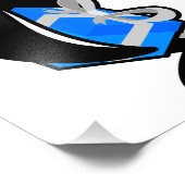 Party Penguin Foto Afdruk (Hoek)