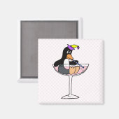 Party Penguin Magneet (Voorkant / Achterkant)