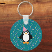 Party Penguin Sleutelhanger (Voorkant)