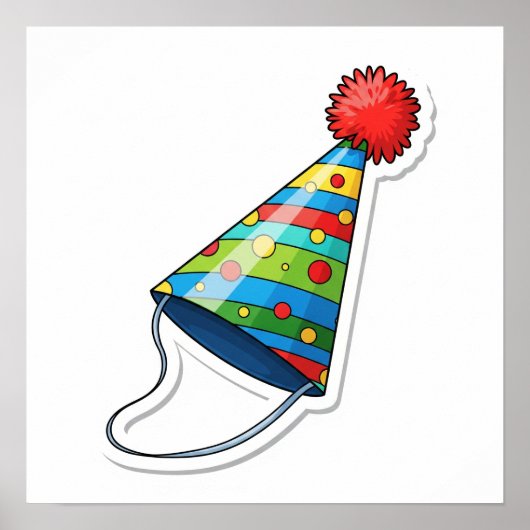 Party Pet Sticker Poster (Voorkant)
