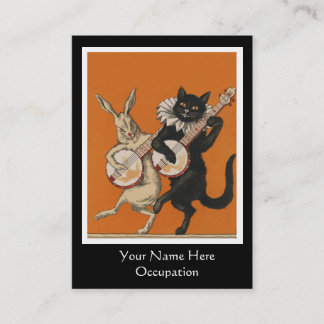 Party Planner / Banjo Player / Music Teacher Card Visitekaartje
