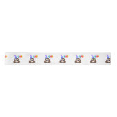 Party Poop Emoji Birthday Ribbon Lint (Voorkant)