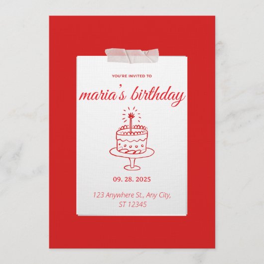 Party Pop! Editable Birthday Invitation – Fun & Co (Devant)