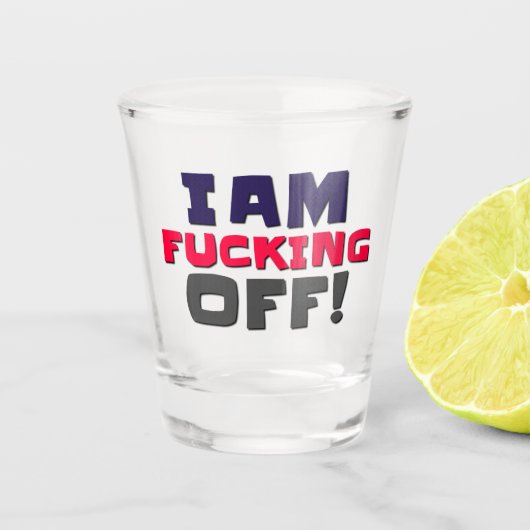 Party Shot-bril Shot Glas (Voorkant)