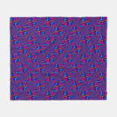 Party Spirit Design Patterns And Textures Fleece Deken (Voorkant (Horizontaal))