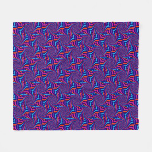 Party Spirit Design Patterns And Textures Fleece Deken (Voorkant (Horizontaal))