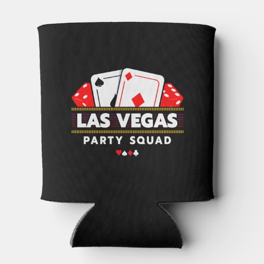 Party Squad Vegas - Vegas Trip - Las Vegas Squad Blikjeskoeler (Achterkant)