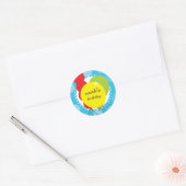 PARTY STICKERS:: ballonnen 3 Ronde Sticker (Envelop)