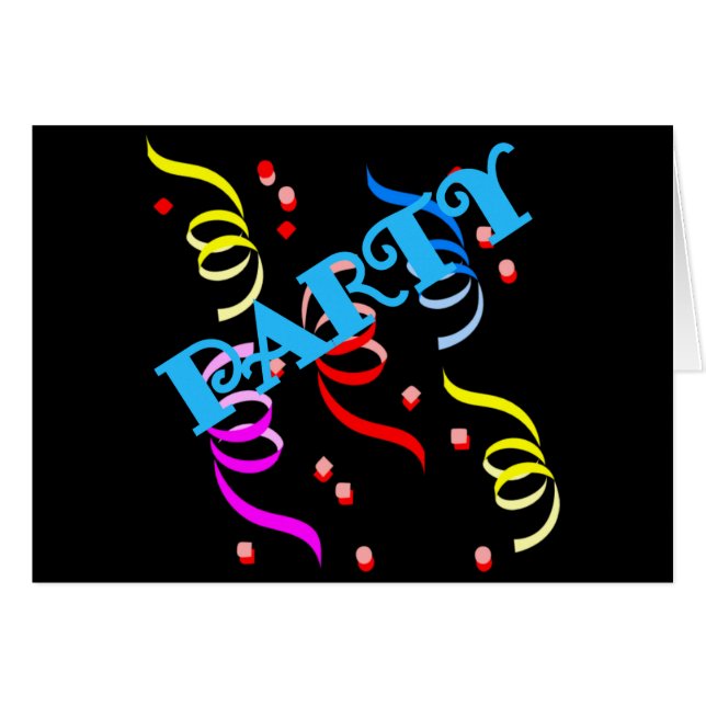 Party Streamers (Voorkant Horizontaal)