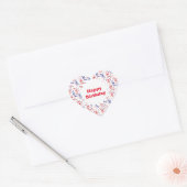 Party Streamers Hart Sticker (Envelop)