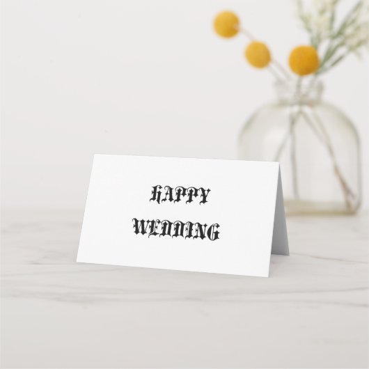 Party Supplies > Papier > Kaarten plaatsen (Voorkant)