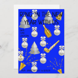 Party Time! (blanco) Feestdagenkaart