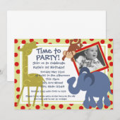 Party Time Circus / Foto Kaart (Voorkant / Achterkant)