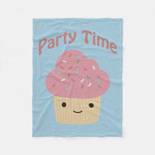 Party TIme Cupcake Fleece Deken