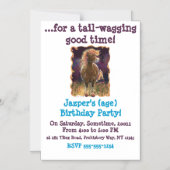 Party Time Fire Horse Magnetische Uitnodiging (Voorkant)