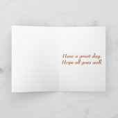 Party Time grappige verjaardagskaart, personaliser Kaart (Binnen)