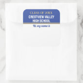 Party Time! Klasse Reunion naam stickers (Tas)