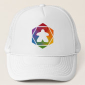 Party Time Meeple Trucker Hoed Trucker Pet (Voorkant)