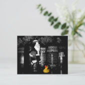 "Party Time" Rubber Duck Briefkaart (Staand voorkant)