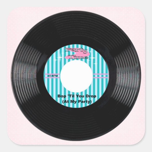 Party Time Sticker (Voorkant)