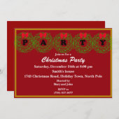 Party Wreath Party Uitnodigingen (Voorkant / Achterkant)