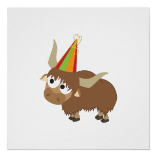 Party Yak Perfect Poster