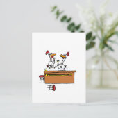 Partychick Briefkaart (Staand voorkant)