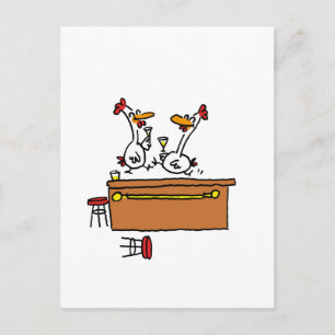 Partychick Briefkaart