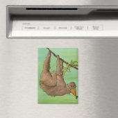 Partydieren: Sloth Magnet 2.5 "x3.5" Magneet (Insitu (Vaatwasser))
