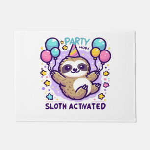 Partymodus Luiaard Geactiveerd Verjaardagsballon L Deurmat
