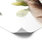 Paruline à ornithologie rayée jaune Affiche (Coin)