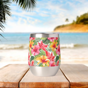 Paruline à vin à imprimé tropical