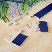 Paruline bleue à gorge noire Grand Puzzle (Côté)