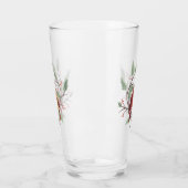 Paruline cardinale en verre de coeur (Gauche)