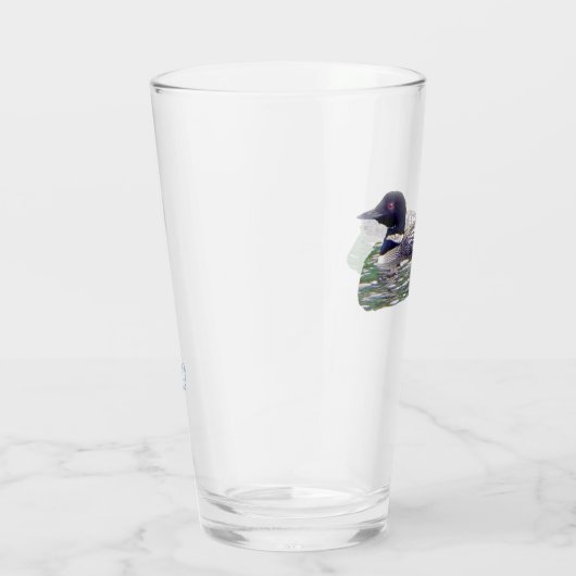 Paruline en verre avec lard commun (Droite)