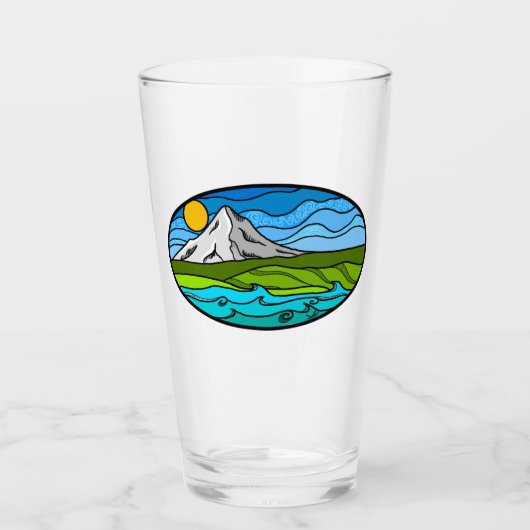 Paruline en verre du col (Devant)