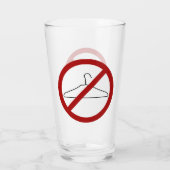 Paruline en verre Pro-Choice (Dos)