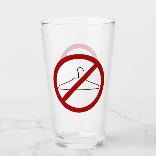 Paruline en verre Pro-Choice (Devant)