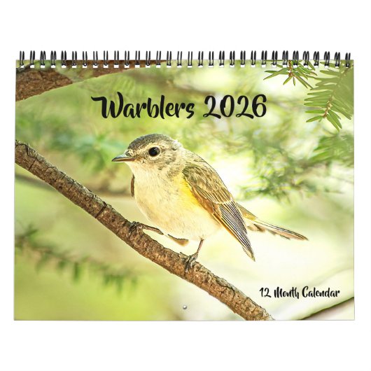 Parulines 12 mois Calendrier 2026 (Protection)