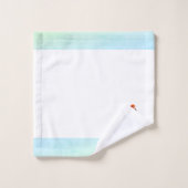 Parure de serviettes de bain Flamant Rose debout s (Gant de toilette)
