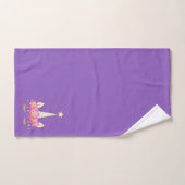 Parure de serviettes de bain Licorne, Fleurs et Co (Serviette à main)