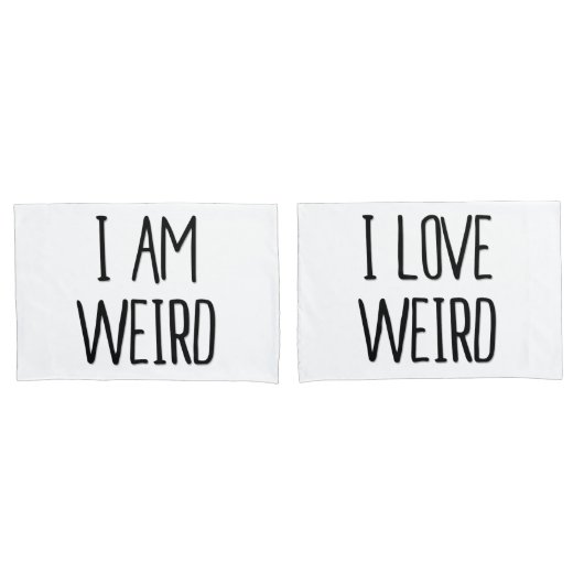 Parure de taie d'oreiller pour couples drôles Je s (devant-Set)