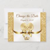 Pas 50e Jubileum aan Wijzig de Datum Kaarten (Voorkant)