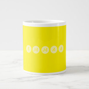 Pas 5 letters naam voor geschenken en geliefde extra grote beker