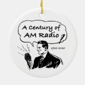 Pas AM RadioOntvanger aan Keramisch Ornament (Achterkant)